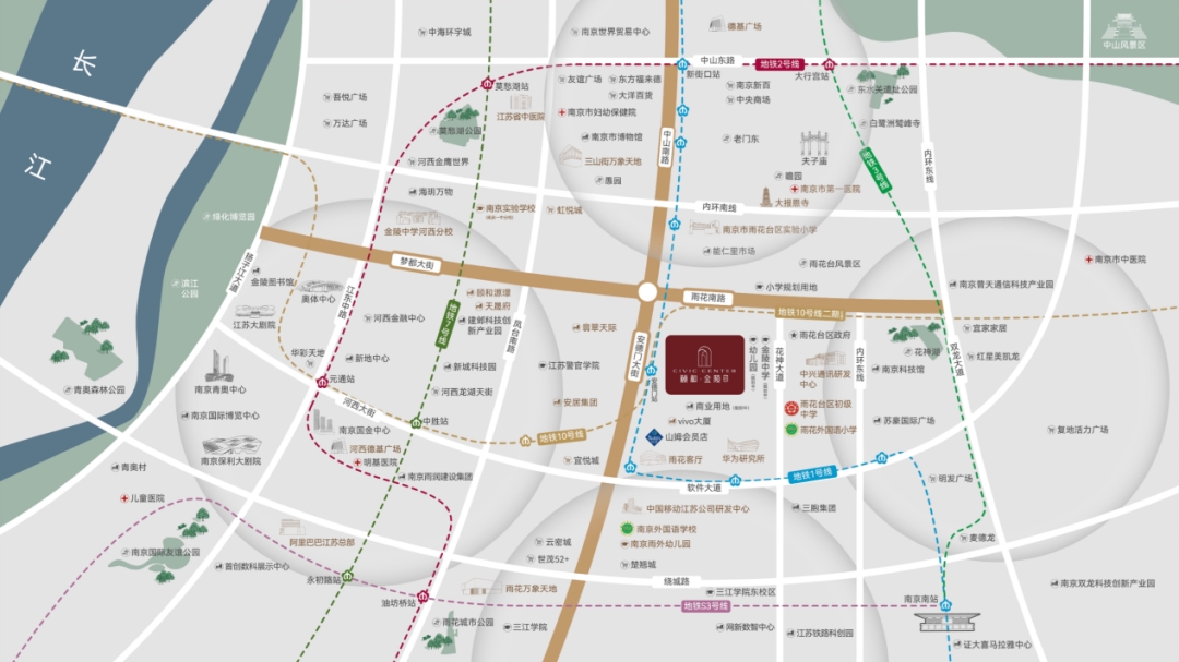 颐和金陵印区位图